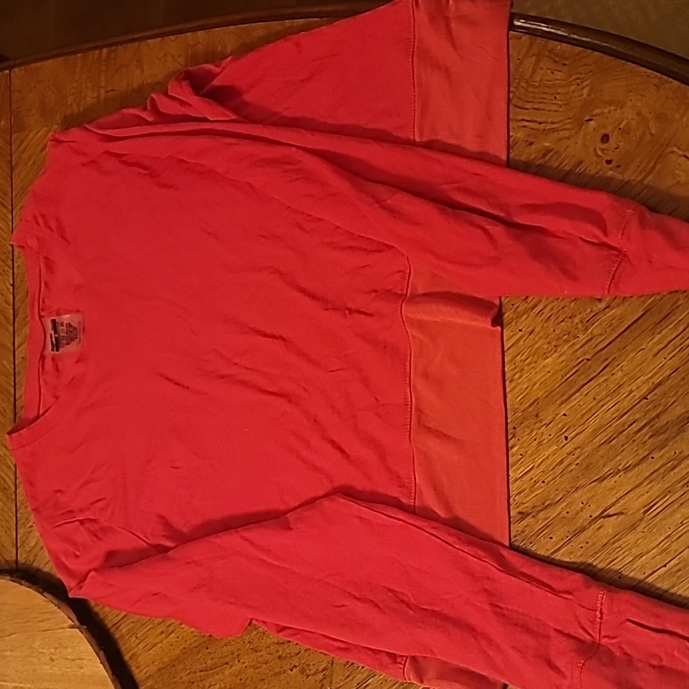 Cute pink long sleeve workout crop